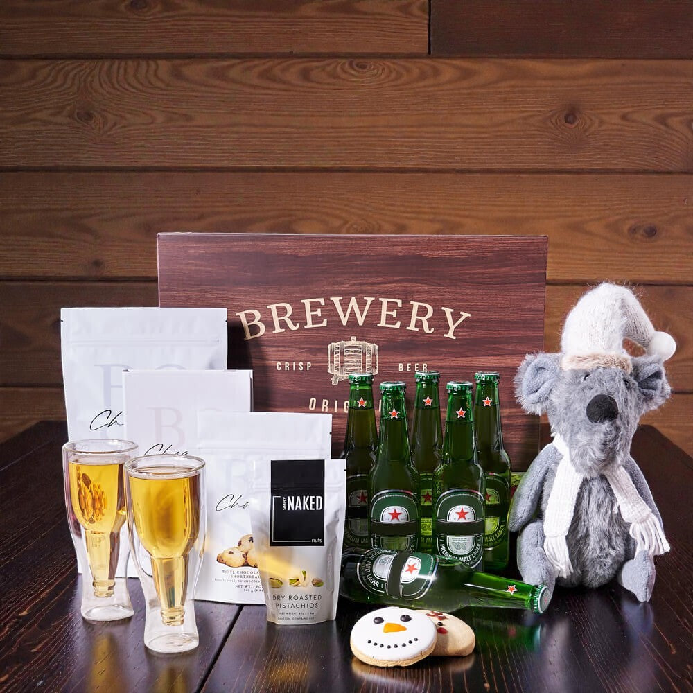 Cheers to Christmas Beer Treats Box, Christmas gift, Christmas, holiday gift, holiday, beer gift, beer, gourmet gift, gourmet