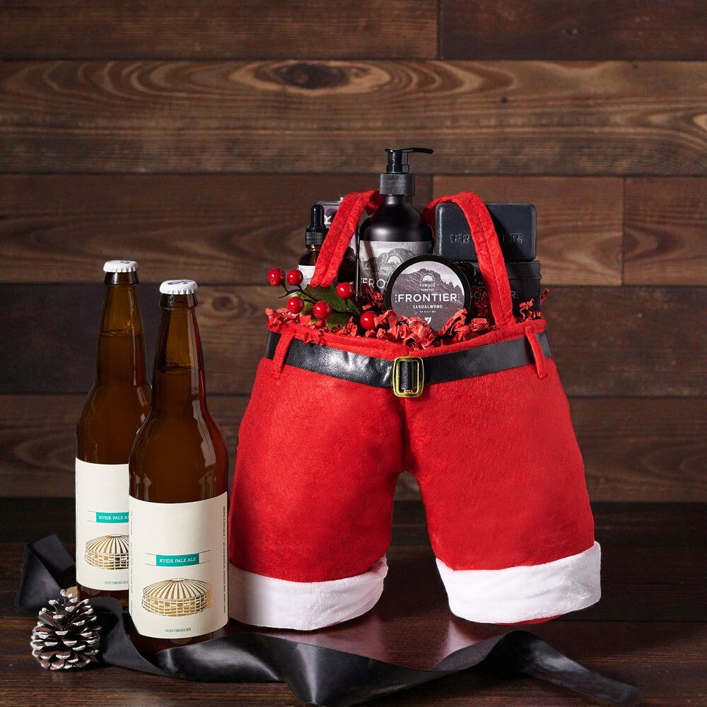 Merry Man Grooming & Brew Set, beer gift baskets, Christmas gift baskets, gifts for guys