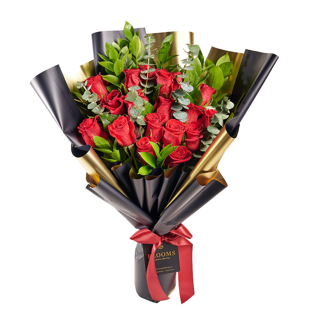 Red rose bouquet. Canada Delivery