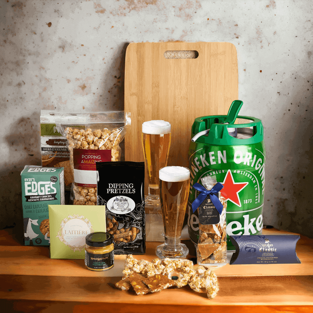 Keg of Beer Gift Basket