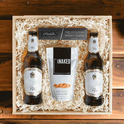 "Kick Back & Relax" Beer & Nuts Gift
