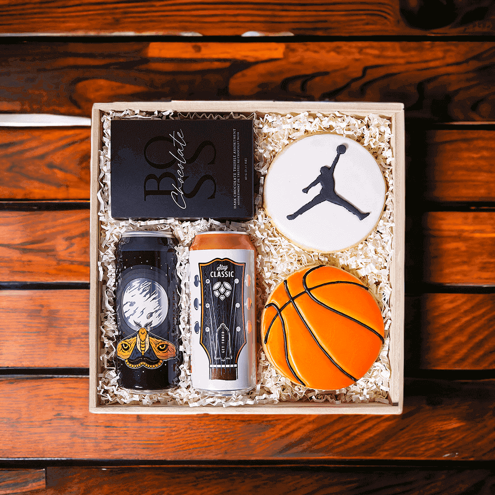 Slam Dunk Beer & Cookie Gift Set