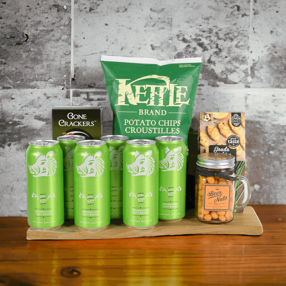 St. Patrick’s Day Beer & Snacks Basket