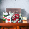 "A Special Celebration" Flowers & Beer Gift
