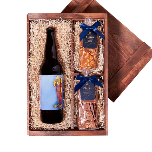 Beer & Brittle Gift Box, beer gift, beer, craft beer gift, craft beer, chocolate gift, chocolates