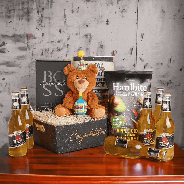 Beer gift basket for birthday delivery