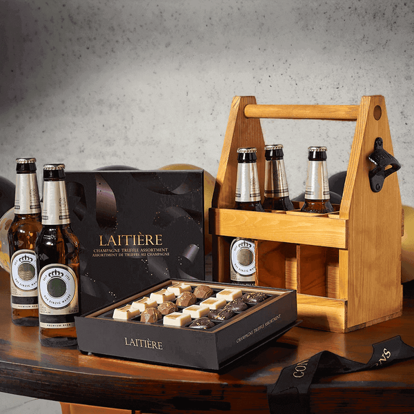 Just because beer gift basket