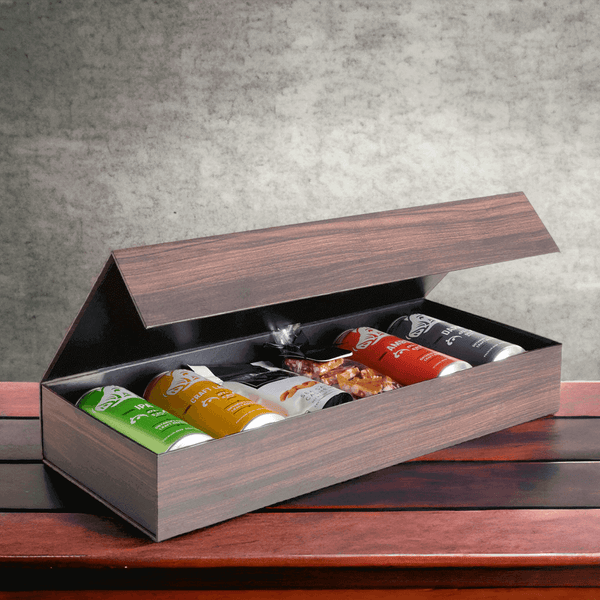 For the craft beer aficionado in your life, get them the "Sample the Best Beer" Gift Box from Hops Collective's.