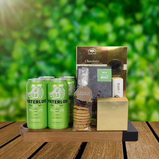 St. Patrick’s Day Beer & Chocolate Basket, beer gift baskets, beer gif crates, gourmet gift baskets, St. Patrick's Day gift baskets