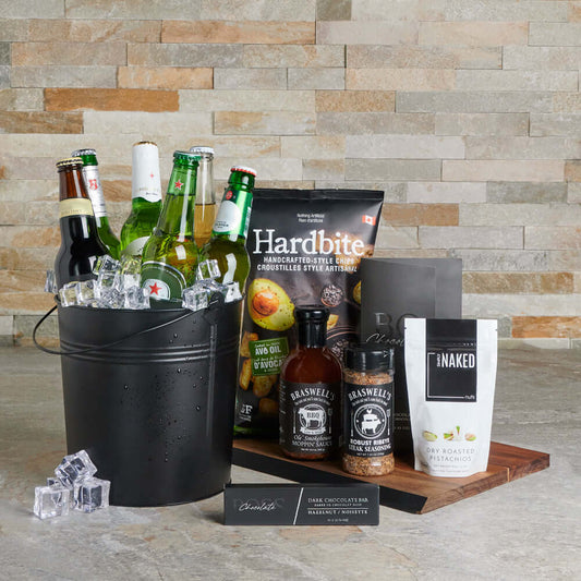 Sumptuous Beer & Snack Sampler Board, gourmet gift, beer gift, beer, beer sampler