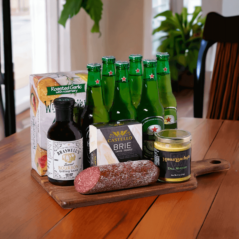 Combining premium beer and delicious gourmet snacks, it is sure to be a hit.