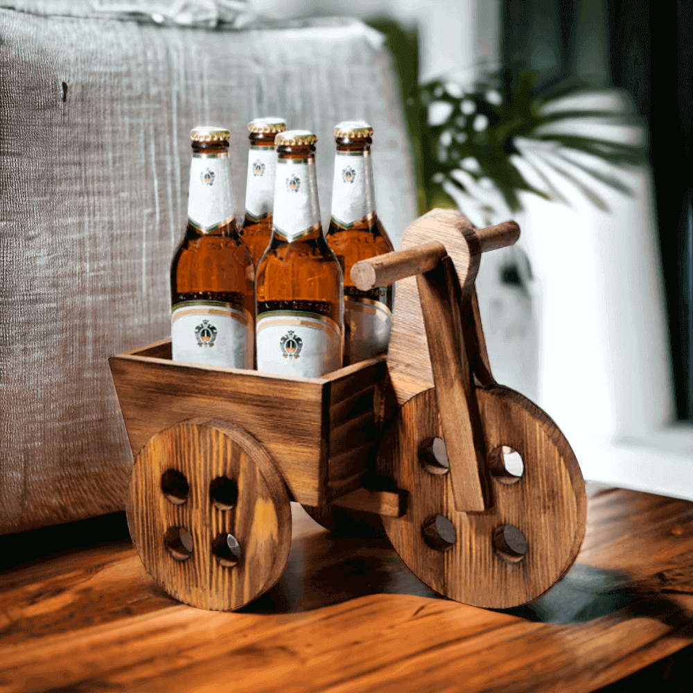 Beer gift baskets prepared for same-day corporate delivery