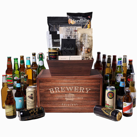 Ultimate Beer & Snack Gift Box, beer gift, beer, gourmet gift, gourmet, snack gift, snack, craft beer gift, craft beer